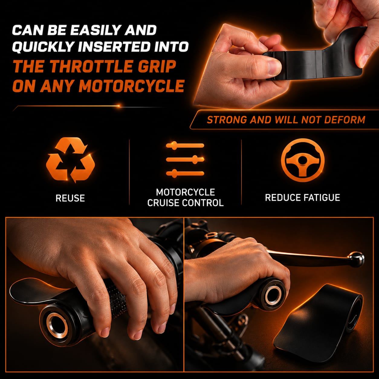 Throttle Assist Cruise Grip (Pack of 2)