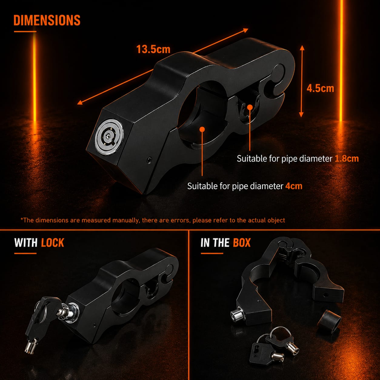 Moto-Vault Handlebar Lock