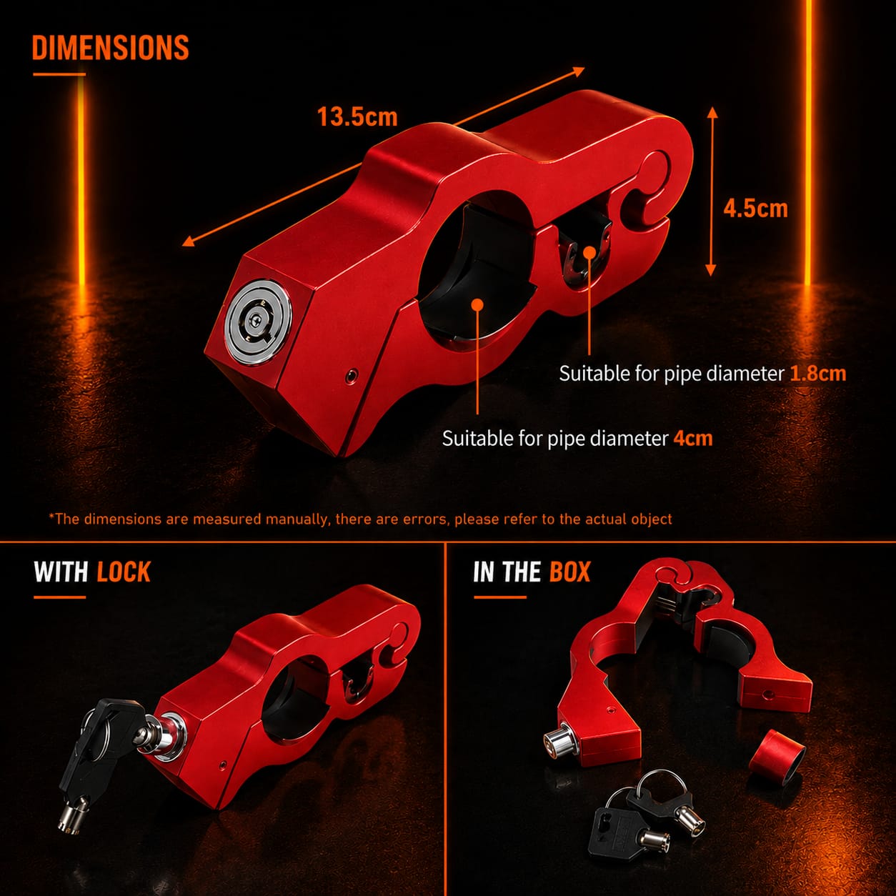 Moto-Vault Handlebar Lock